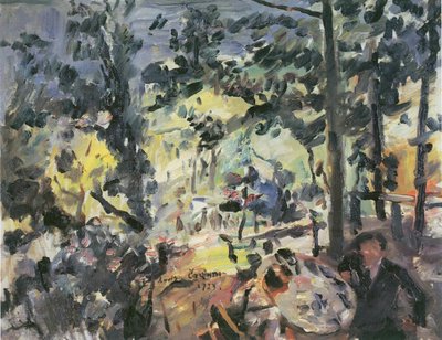 Wachensee, sulla terrazza da Lovis Corinth